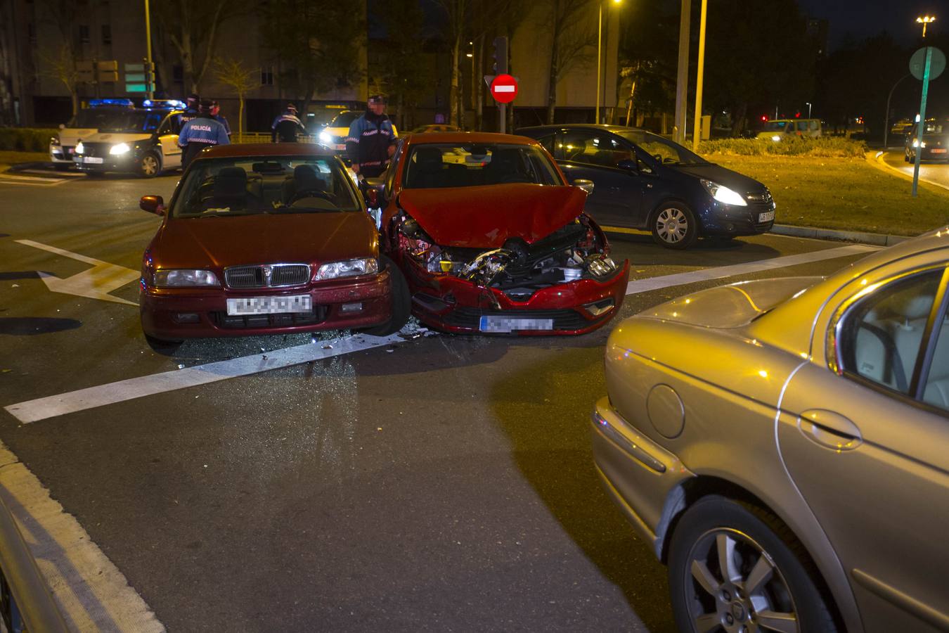 La conductora de uno de los tres vehículos implicados perdió el control de su coche