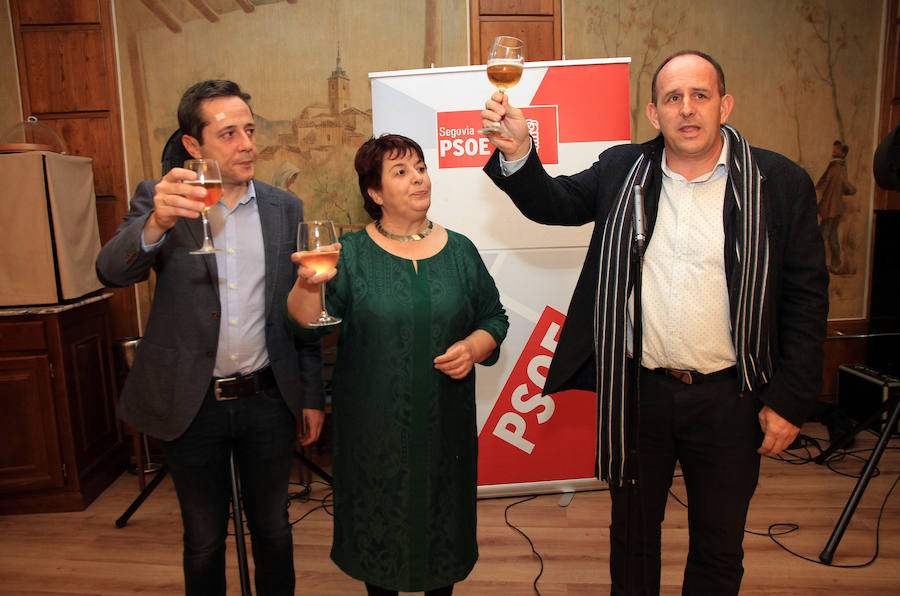 Vino navideño del PSOE en Segovia