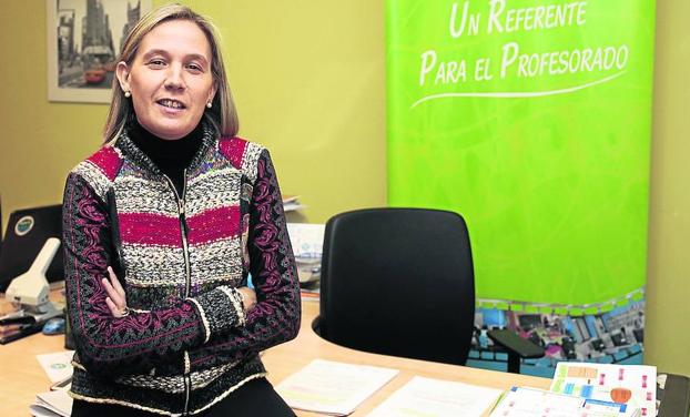 Almudena Alonso, presidenta de Anpe en Palencia, 