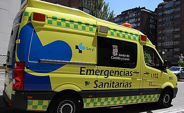 Ambulancia como la utilizada para el traslado de los heridos en el accidente. 