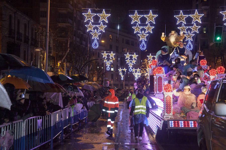 Cabalgata de Reyes en Salamanca.