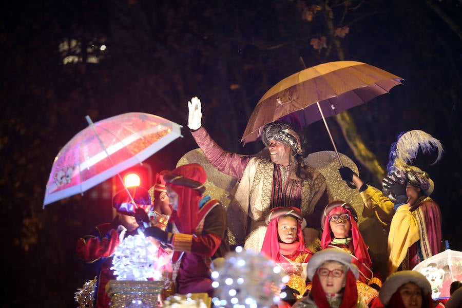 Cabalgata de los Reyes Magos en Valladolid.