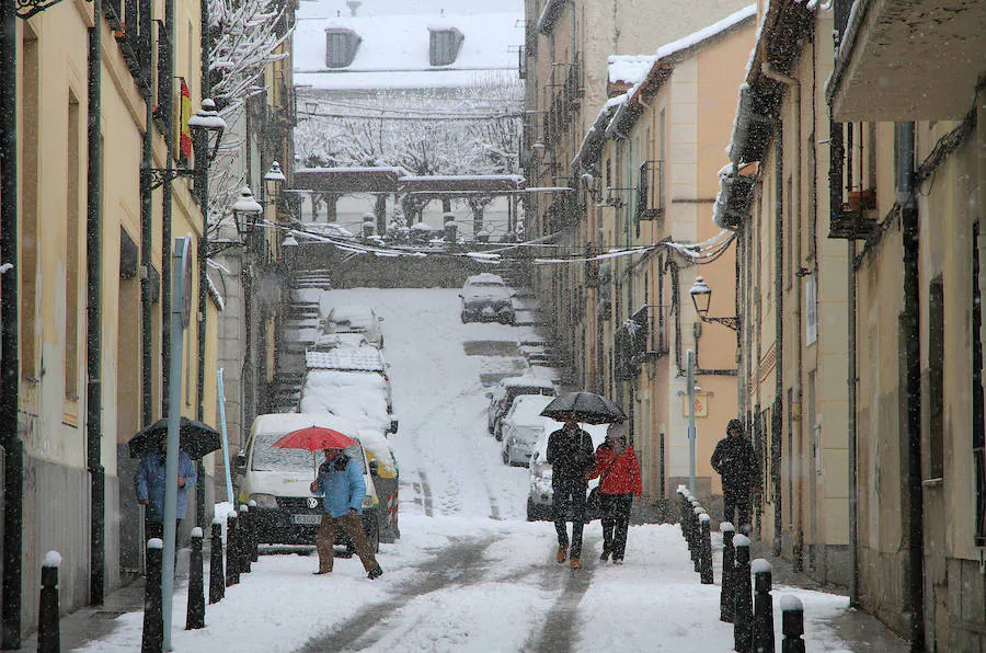 Nieve en la La Granja