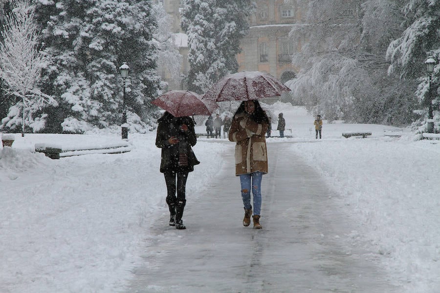 Nieve en la La Granja