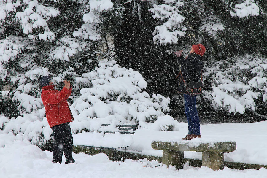 Nieve en la La Granja