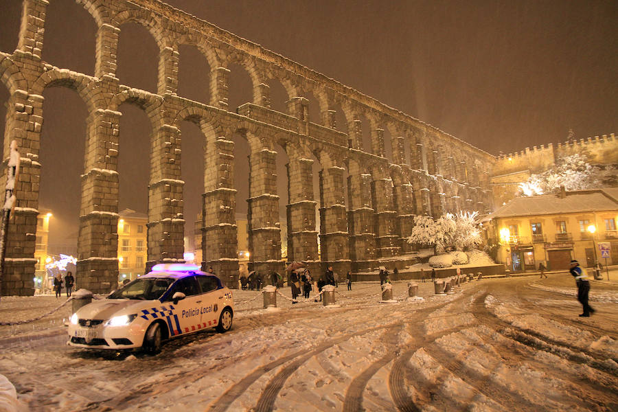 Nieve en Segovia