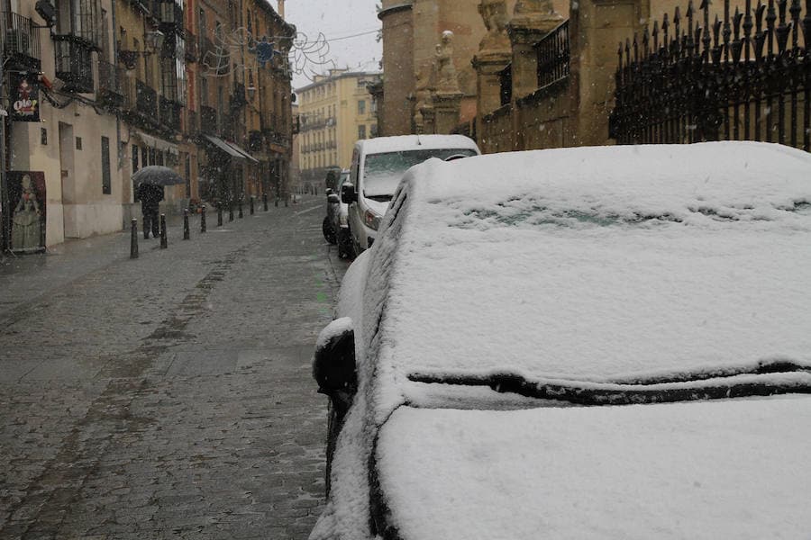 Nieve en Segovia