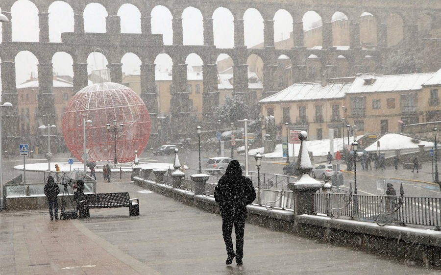 Nieve en Segovia