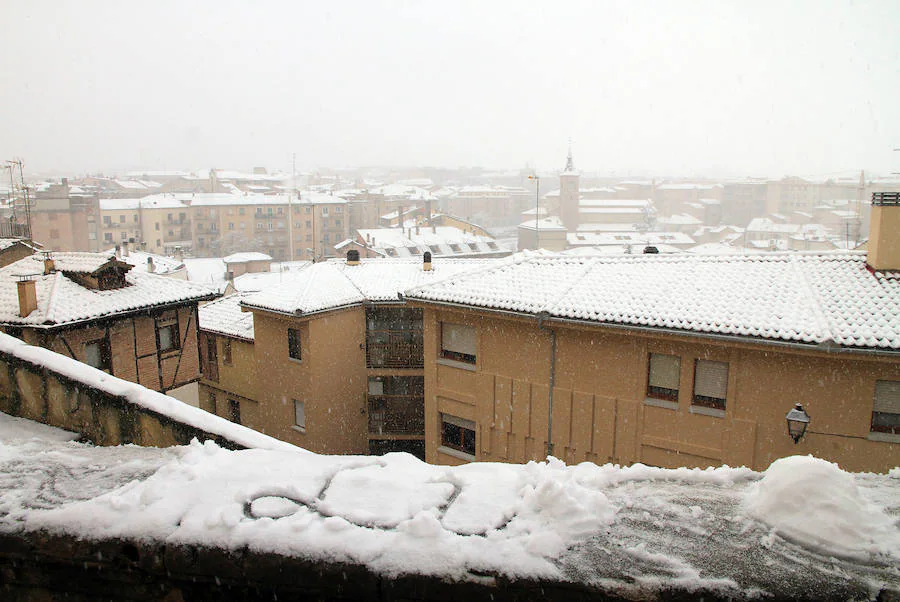 Nieve en Segovia