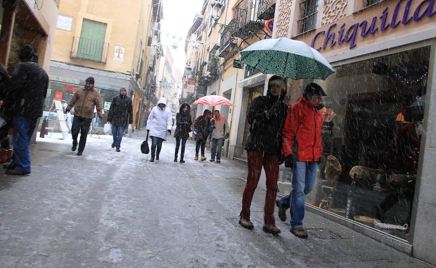 Nieve en Segovia