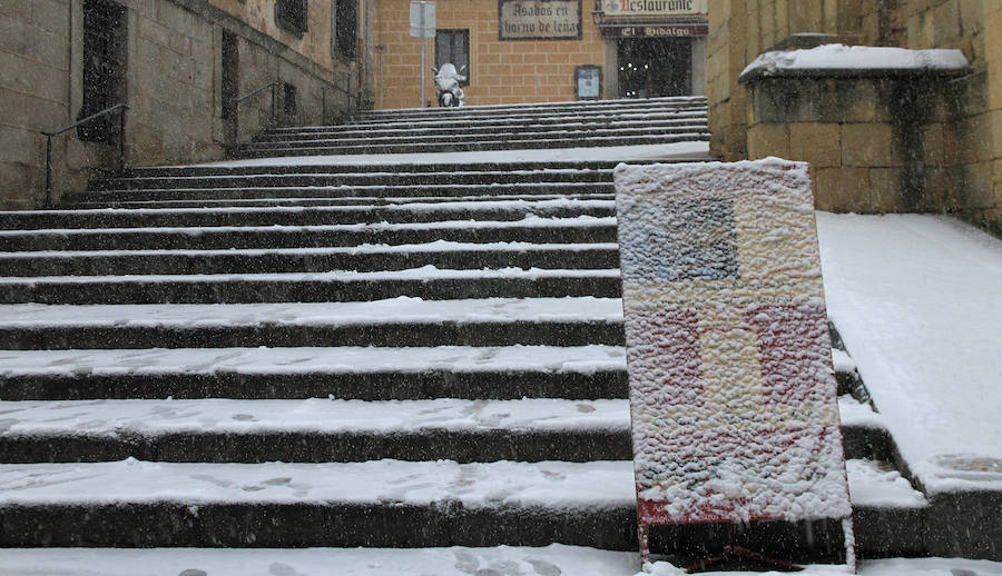 Nieve en Segovia
