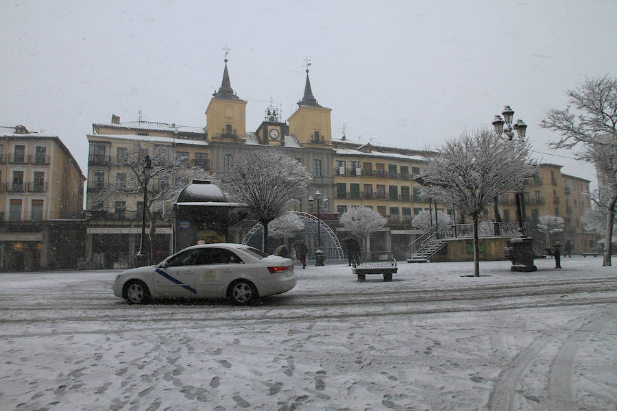 Nieve en Segovia