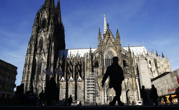 Catedral de Colonia (Alemania), que alberga la tumba de los Reyes Magos. 