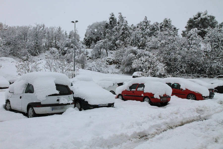 Segovia y provincia han protagonizado la actualidad del temporal del fin de semana. La nieve colapsó sus carreteras y puso un manto blanco en la capital, que muchos aprovecharon para ver el lado positivo y esquiar junto al Acueducto. Pese a la belleza de las imágenes, la nieve complicó la vida de sus ciudadanos.