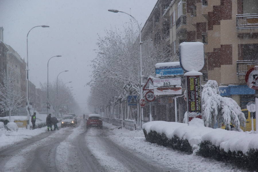 Nieve en Arévalo