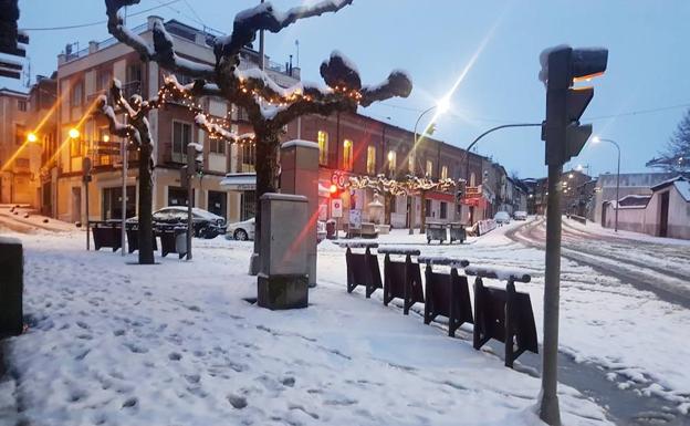 Imagen. Nieve en la provincia de Segovia.