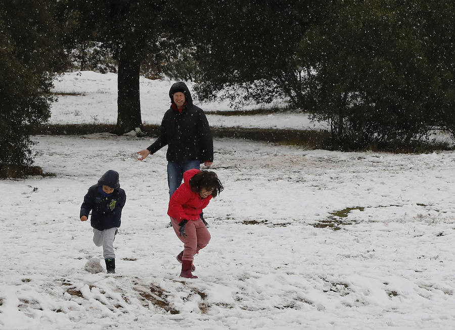 Nieve en Palencia