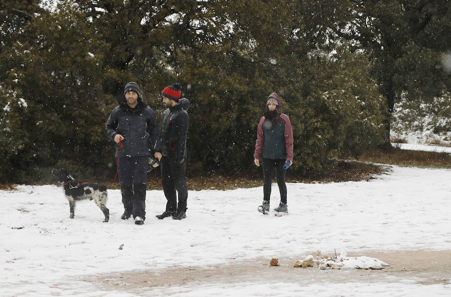 Nieve en Palencia