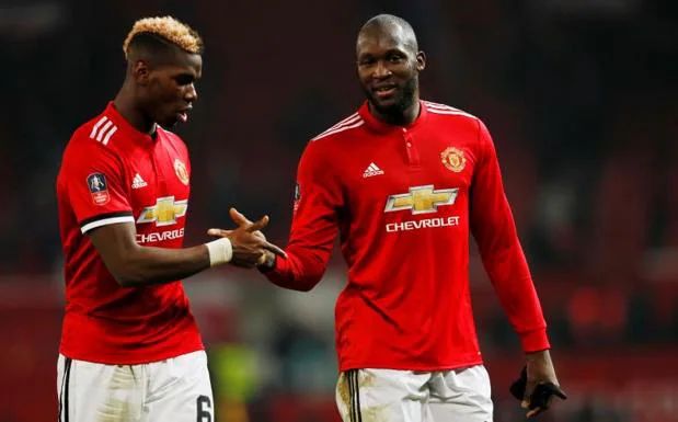 Pogba y Lukaku, dos de las estrellas del Manchester United. 