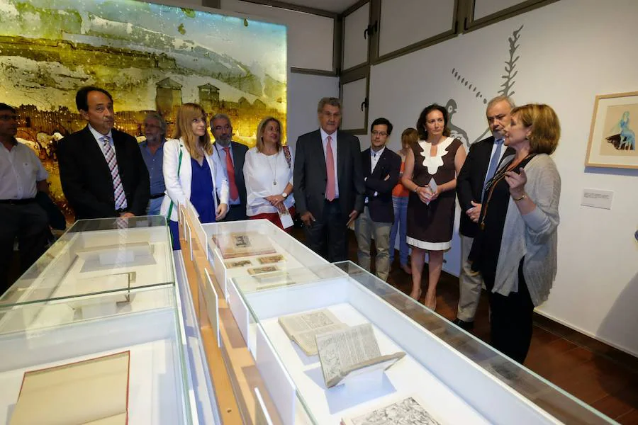 Día de la inauguración de la exposión. 