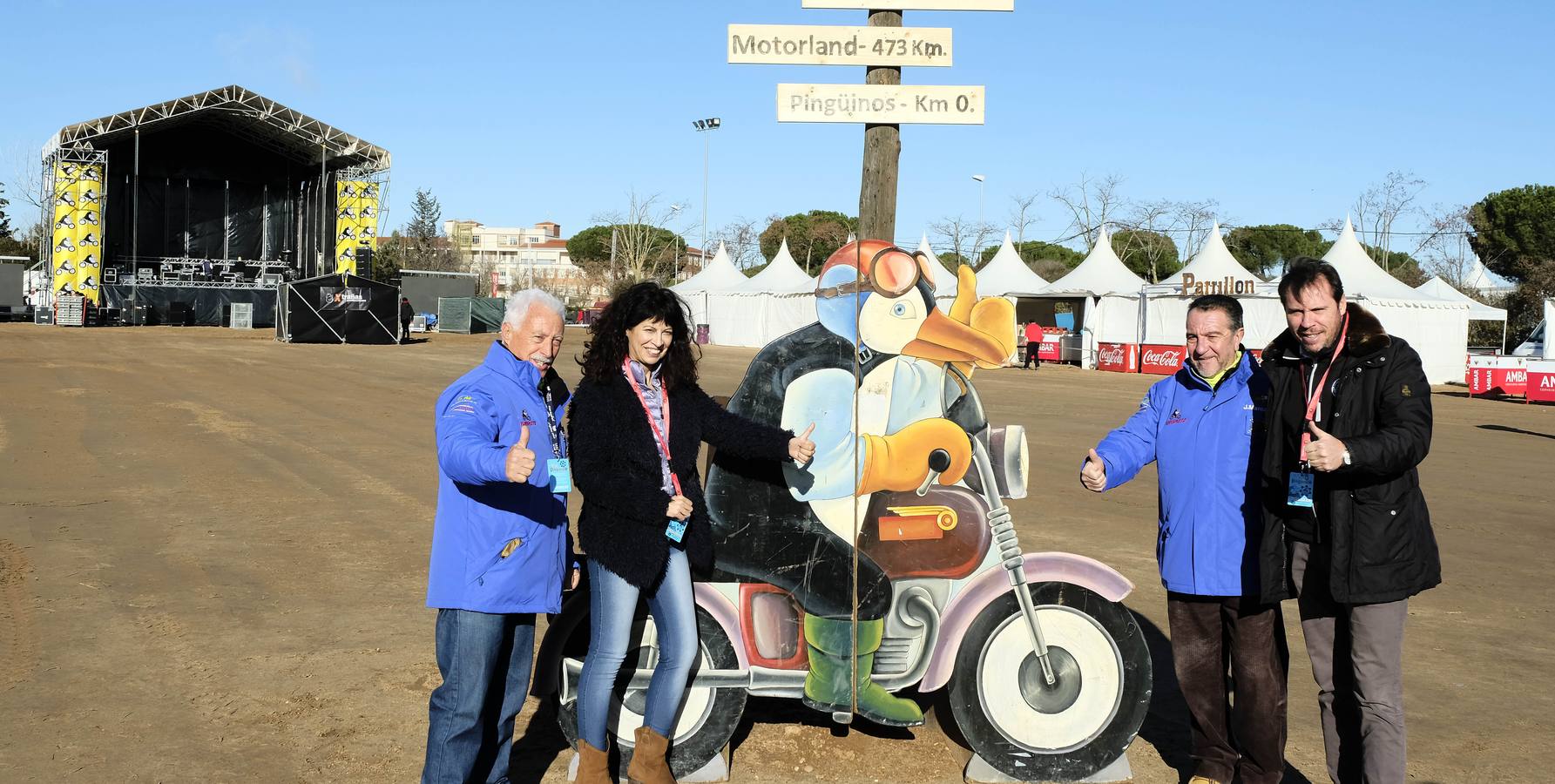 Óscar Puente visita las instalaciones de Pingüinos 2018