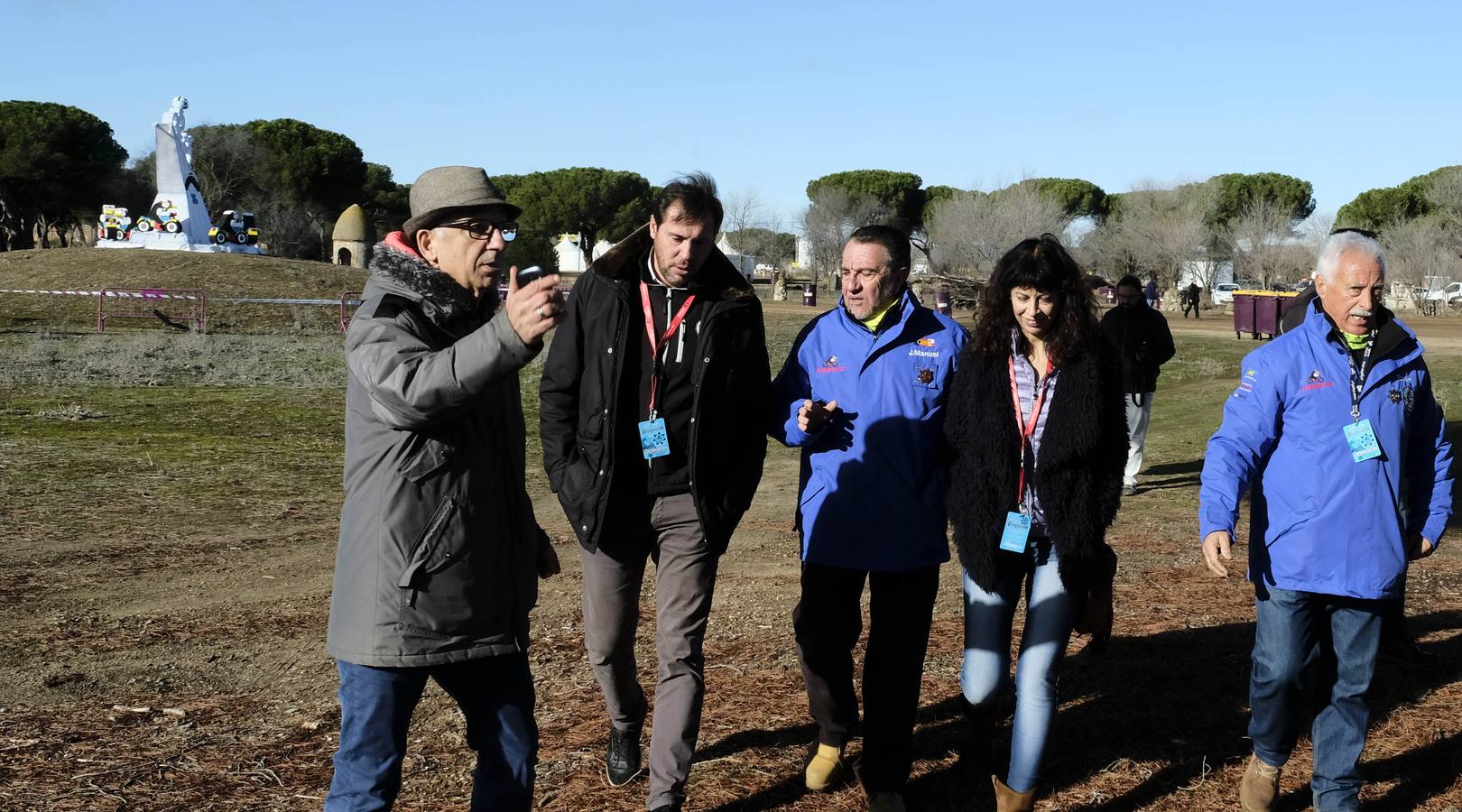 Óscar Puente visita las instalaciones de Pingüinos 2018