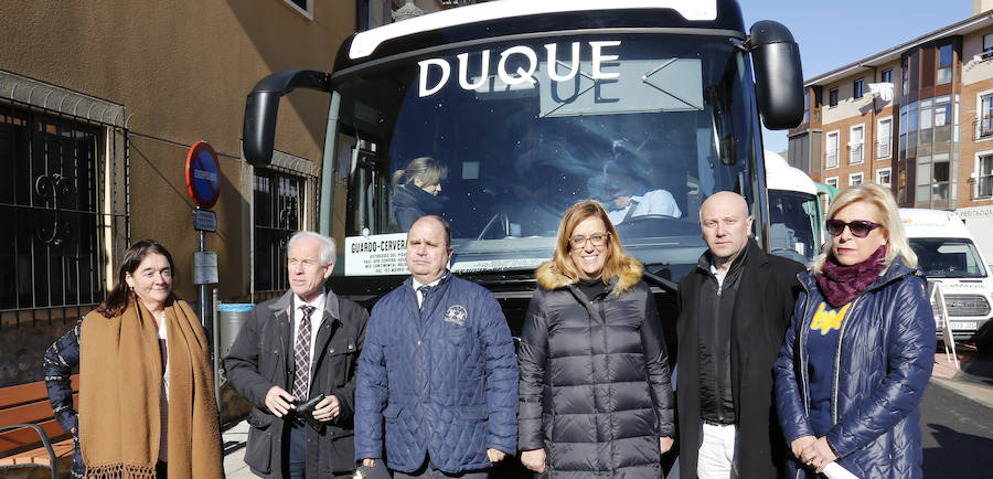 Ruta de autocar entre Guardo, Cervera y Aguilar