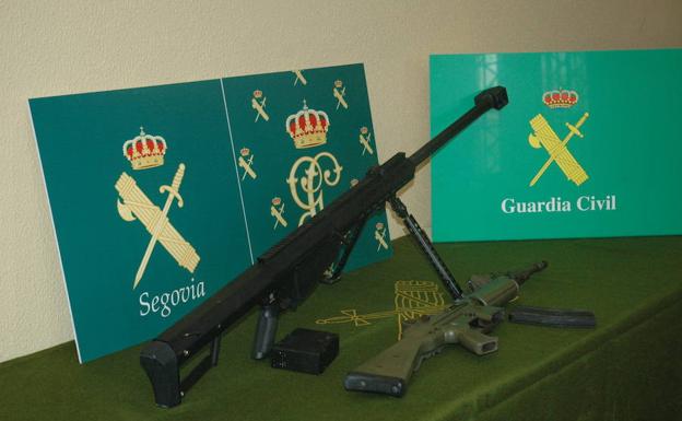 Armas incautadas. 