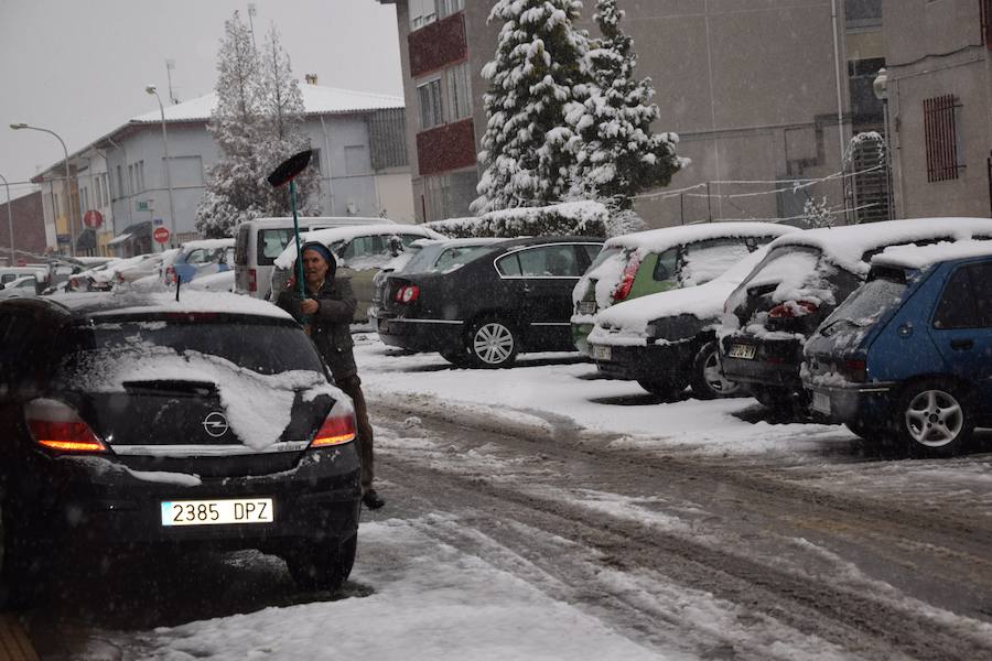 Nieva en Guardo