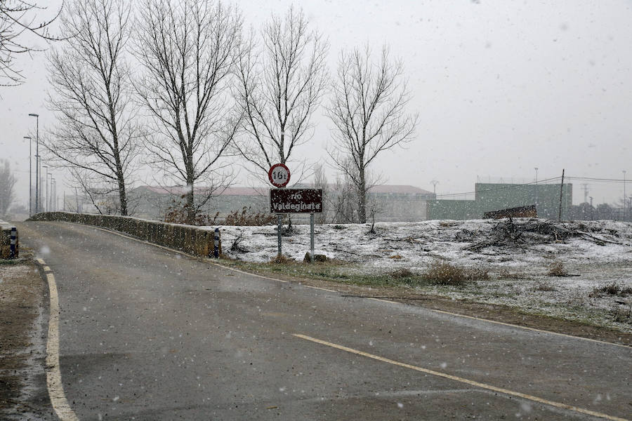 Nieva en Palencia