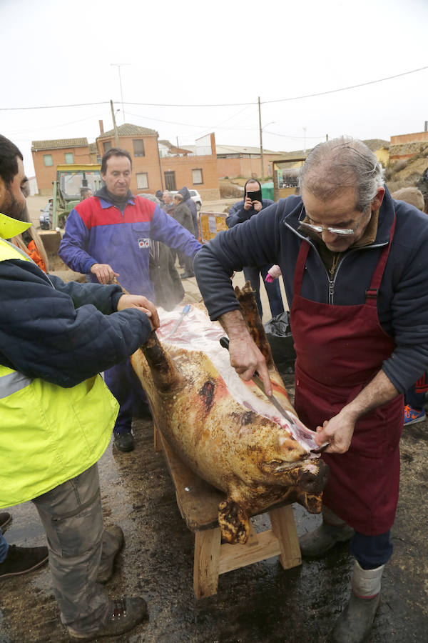 Matanza tradicional en Fuentes de Nava