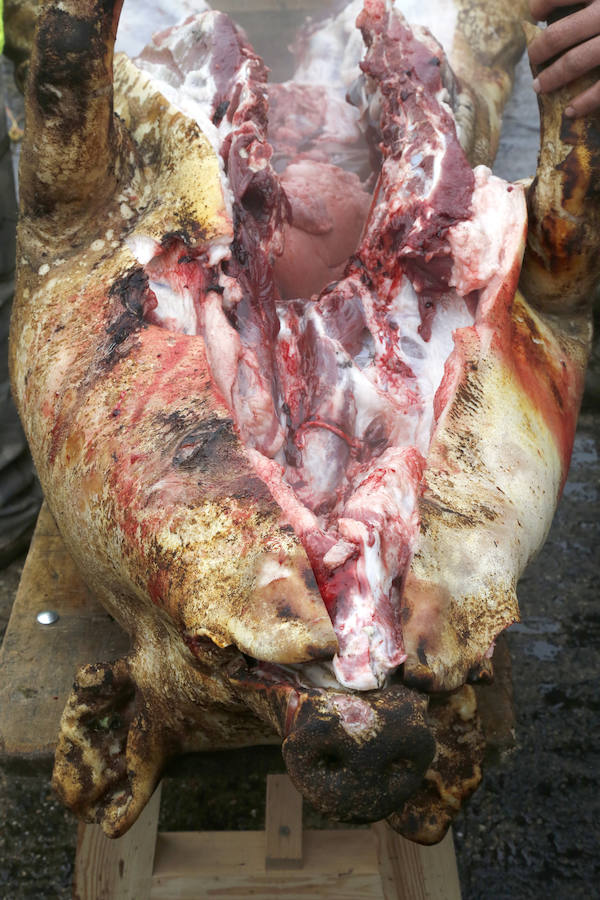 Matanza tradicional en Fuentes de Nava