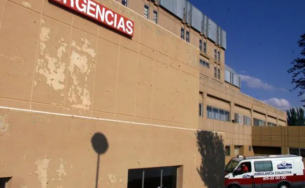 Acceso al servicio de Urgencias del Hospital de Soria.