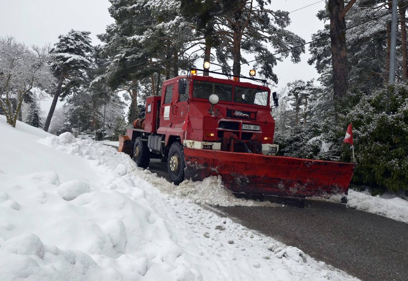 Nieve en San Rafael (Segovia)