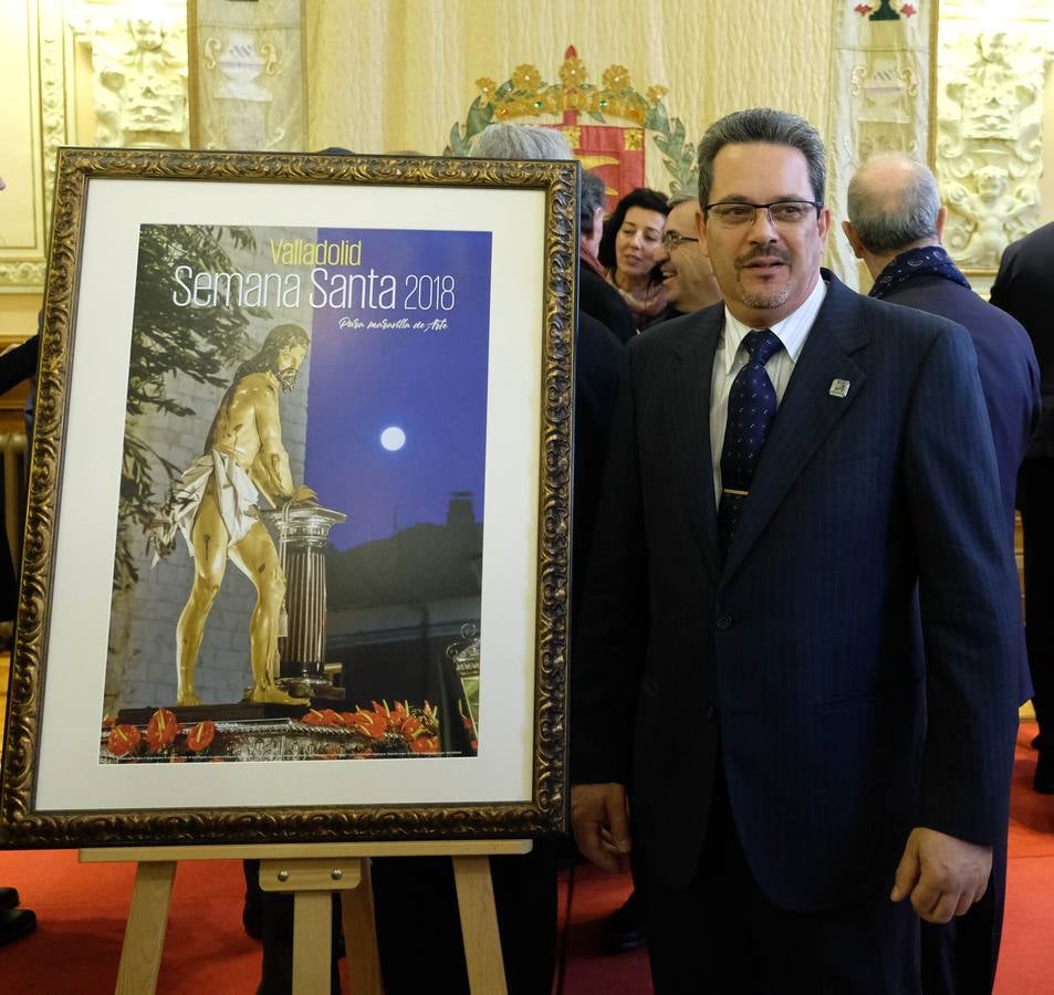 Se trata de una imagen del fotógrafo aficionado Carlos Jesús Platero Rodríguez, que capta en primer plano la talla del Señor Atado a la Columna, de Gregorio Fernández | El periodista, poeta y escritor Ángel María de Pablos se encargará de pronunciar el pregón