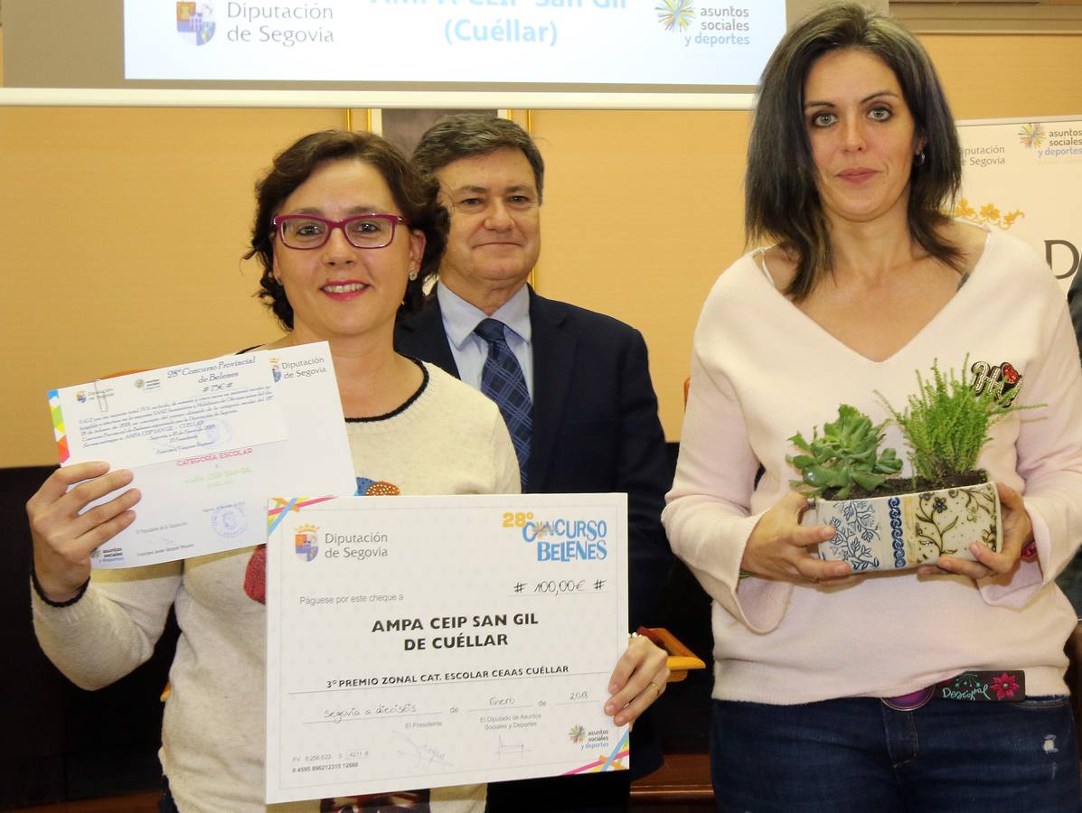 La Diputación de Segovia entrega los premios del Concurso Provincial de Belenes