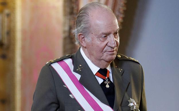 El rey emérito Juan Carlos I. 