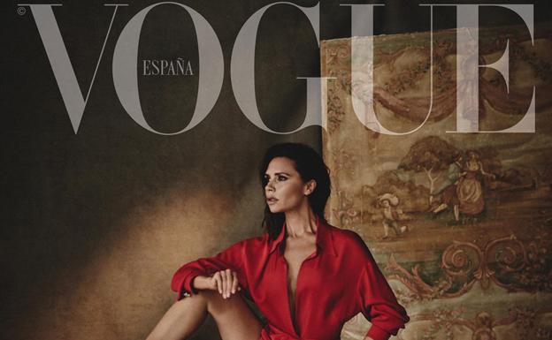 Victoria Beckham en la portada de 'Vogue'. 