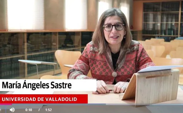 María Ángeles Sastre, profesora de Lengua de la UVA.