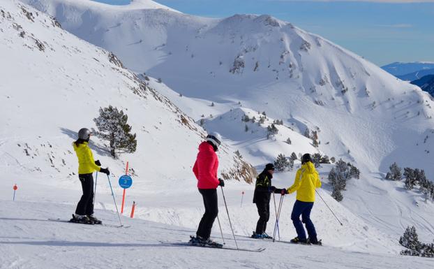 La estación de Baqueira, en una imagen reciente