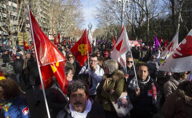 Multitudinaria manifestación en defensa de la Sanidad de Castilla y León