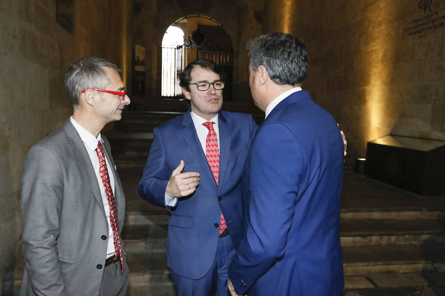 El exdirector de la Unesco, Federico Mayor Zaragoza, ha participado esta mañana en la sesión inaugural del seminario del Grupo Español de Ciudades Patrimonio de la Humanidad