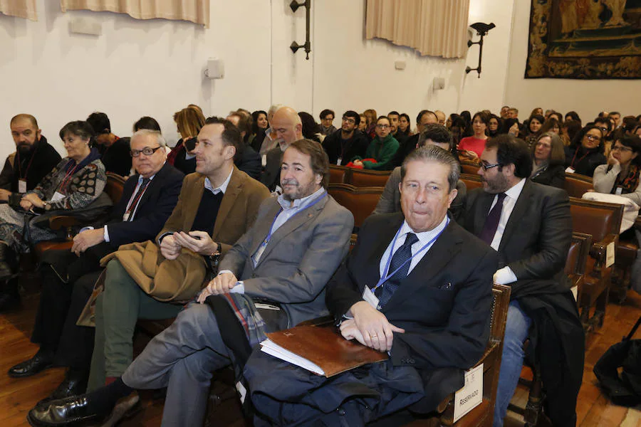 El exdirector de la Unesco, Federico Mayor Zaragoza, ha participado esta mañana en la sesión inaugural del seminario del Grupo Español de Ciudades Patrimonio de la Humanidad