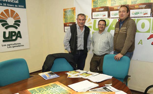 Aurelio Gónzalez, Raúl Azpeleta y David Tejerina. 