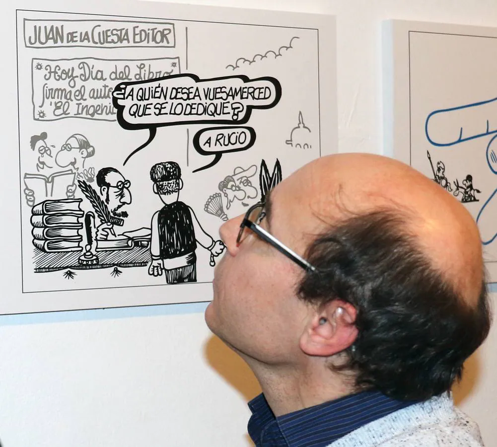Una selección de medio centenar de viñetas dan testimonio de la labor del humorista gráfico Antonio Fraguas 'Forges' como cronista de la realidad