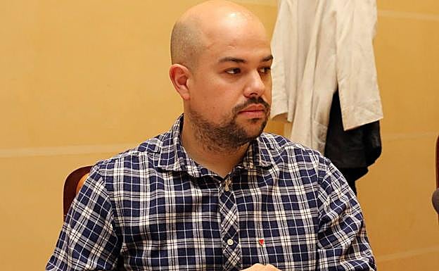 El portavoz de Izquierda Unida, Ángel Galindo. 