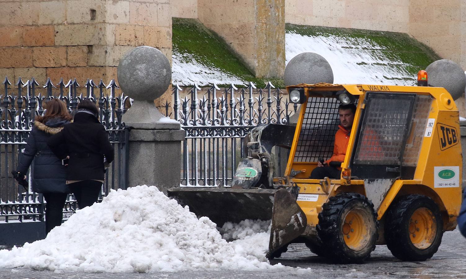 Vuelve la nieve a Segovia