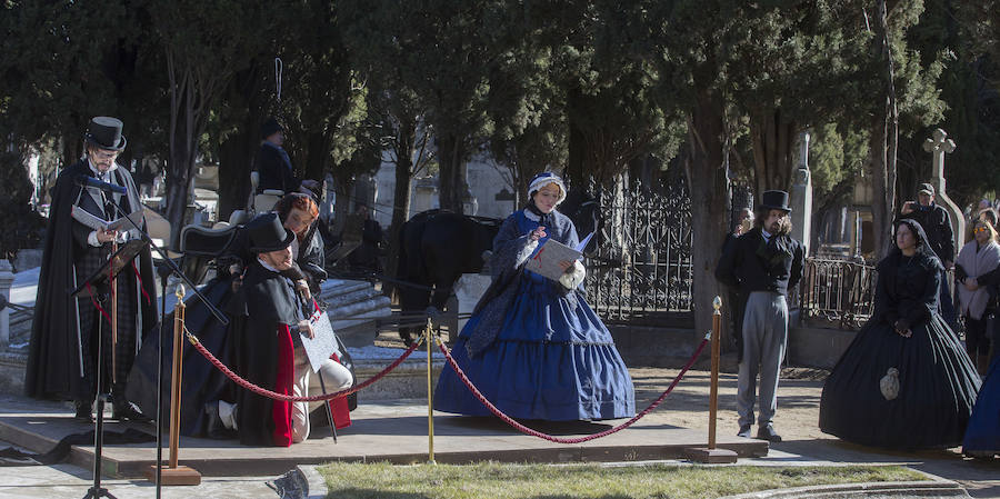 Homenaje a José Zorrilla en el Cementerio de El Carmen