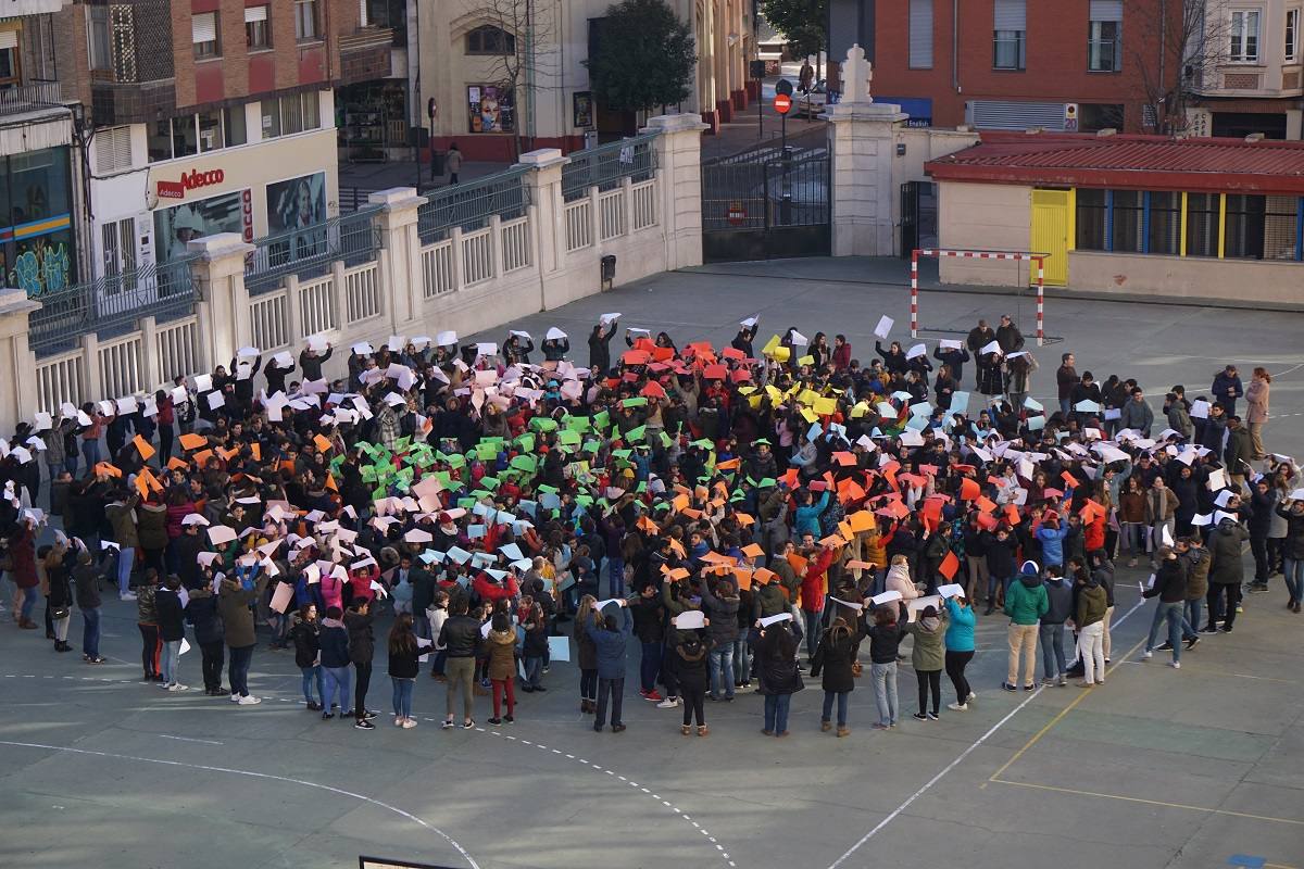 Actos de la Paz en el colegio La Salle.