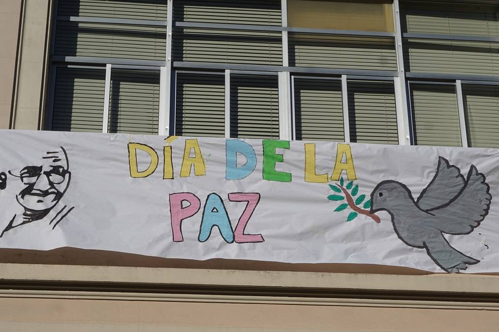 Actos de la Paz en el colegio La Salle.